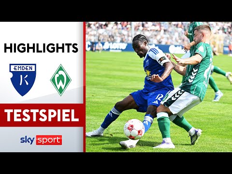 Werder nach Rückstand eiskalt! | Kickers Emden vs. Werder Bremen