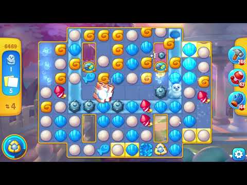 Fishdom 6469 Level - 9 moves - NO BooSTERS