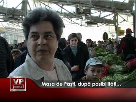Masa de Paşti, după posibilităţi…