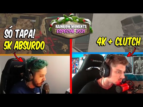 4K CLUTCH DO GOHAN, 5K INSANO DO NESK, BALINHA DO ZIG E MAIS - ESPECIAL 2021 MELHORES MOMENTOS R6