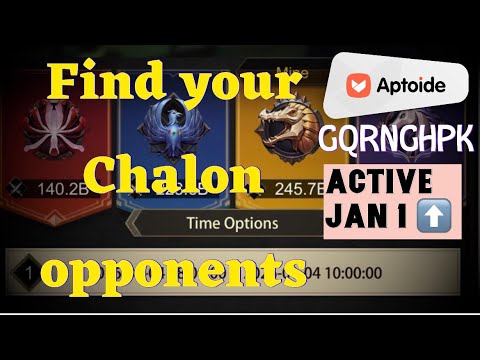 Evony- How 2 find your Chalon opponents