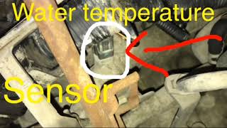 Nissan Maxima Engine Coolant Temperature sensor  Location