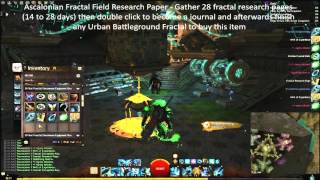 GW2 Guide first part of Fractals Legendary Backpiece