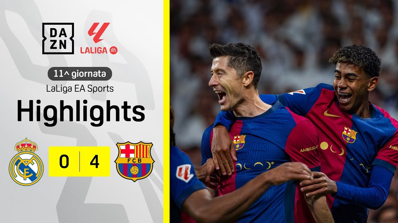 Il CLÁSICO è BLAUGRANA, ANCELOTTI al tappeto: Real Madrid-Barcellona 0-4 | LaLiga | DAZN Highlights