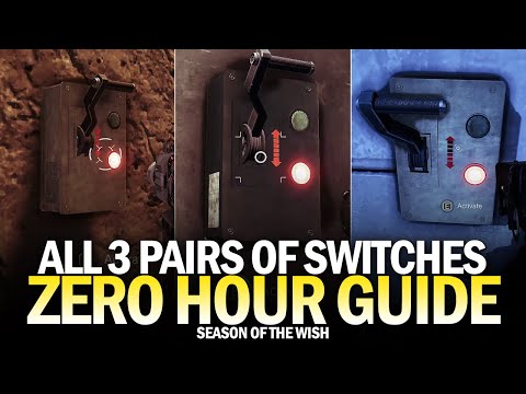 All 3 Pairs of Switches in Zero Hour Location Guide (First, Second & Final Pair) [Destiny 2]