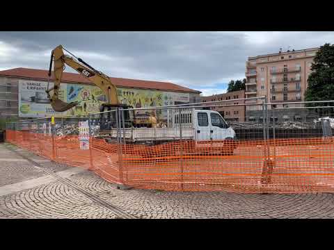 A pieno ritmo i lavori in piazza Repubblica