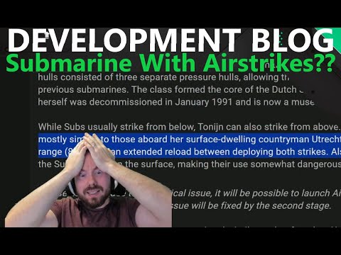 Development Blog - Submarine With Airstrikes??