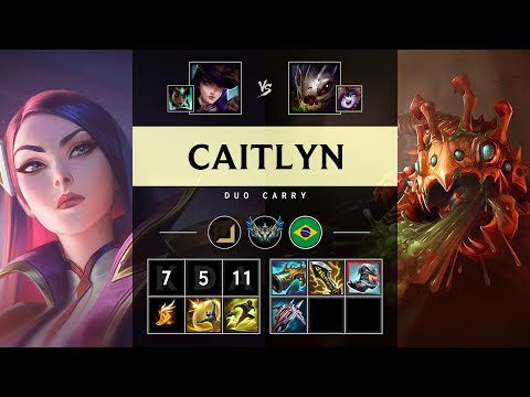 Caitlyn ADC vs Kog'Maw - BR Challenger Patch 25.13