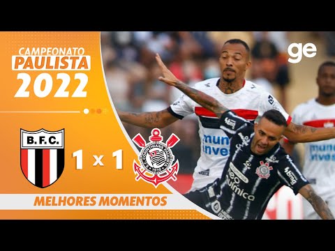 Gols e lances de Botafogo-SP x Corinthians