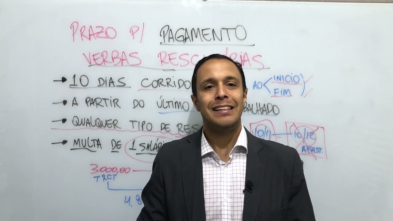 PRAZO PARA PAGAMENTO DAS VERBAS RESCISÓRIAS