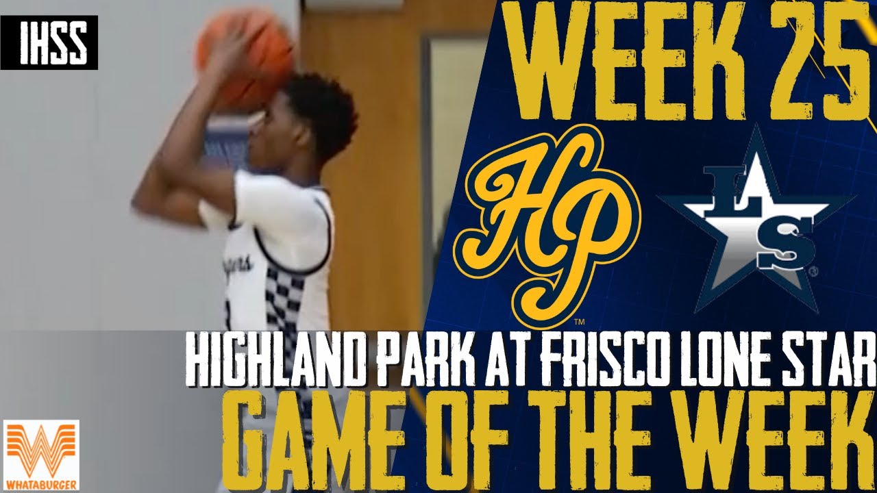 Epic Showdown! Highland Park vs Lone Star Highlights - Boys Basketball Playoffs