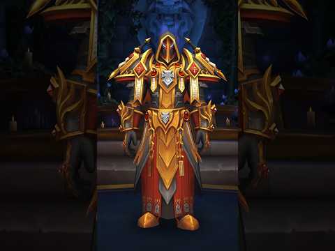 TIER 2 PALADIN ARMOR SET  20TH ANNIVERSARY WORLD OF WARCRAFT #WOWUPDATE #goldpaladin #protectionpal