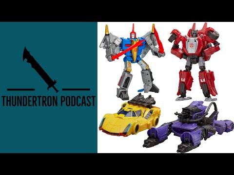 Thundertron Podcast: Transformers Studio Series (Swoop, Sideswipe, Shockwave, Sunstreaker) Revealed