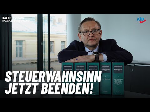 Steuerwahnsinn jetzt beenden! - Kay Gottschalk - AfD