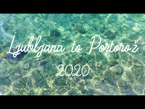 Trip from Ljubljana to Portorož in Piran. 20.09.2020