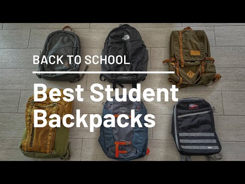 Best bags for College / High School Students (Back to School Backpack Guide)