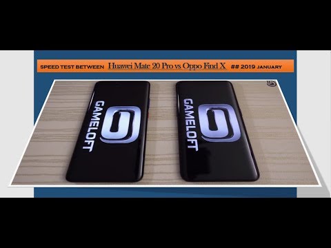 Speed test between ## Huawei Mate 20 Pro vs Oppo Find X  ##2019  ##jan