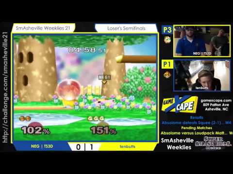 SW21 Losers' R4 - NEG | TS3D (Jigglypuff) vs tenbutts (Peach)