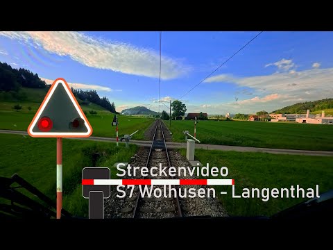 Führerstandsmitfahrt / Cab ride S7 Wolhusen - Langenthal 🚃 BLS RABe528 (MIKA) 🌤️