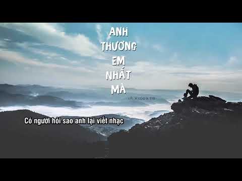 Anh Thương Em Nhất Mà [Karaoke]- Beat chuẩn-Có Rap