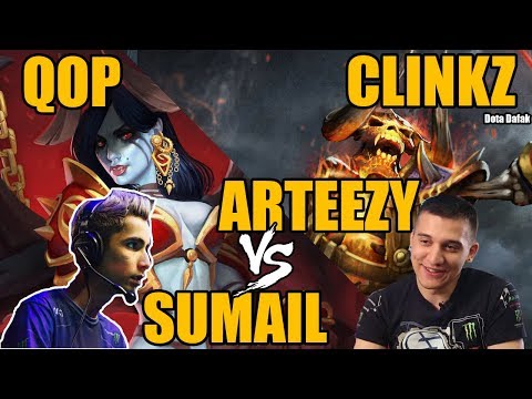 SumaiL [QOP] vs Arteezy [Clinkz] LONG AND CLOSE Team WAR - Dota 2