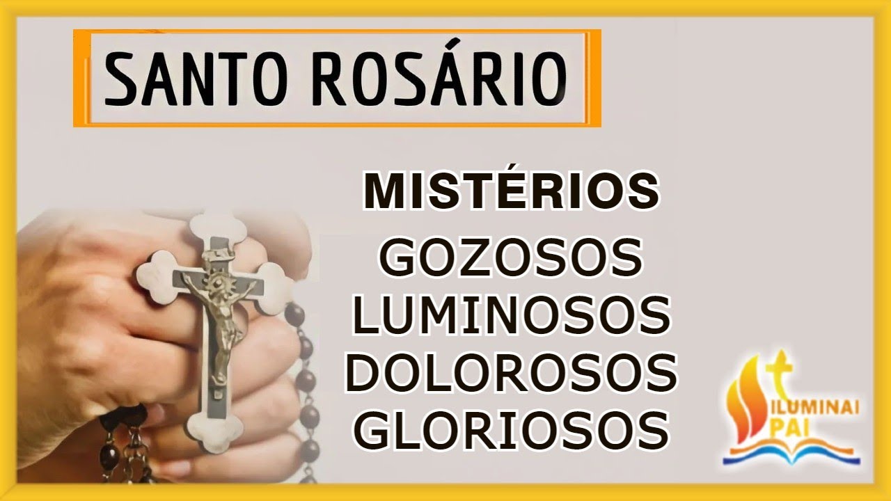 06/12/2024 Oração do ROSARIO COMPLETO com os MISTÉRIOS do SANTO TERÇO