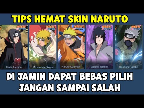 SAVING TIPS GUARANTEED TO GET A FREE NARUTO SKIN! ITACHI, MINATO, SASUKE, NARUTO & ADA FREE