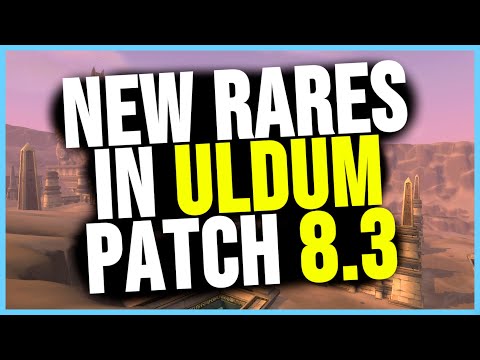 New Rares in Uldum 8.3! (Visions of N'Zoth) | Golden Route World of Warcraft
