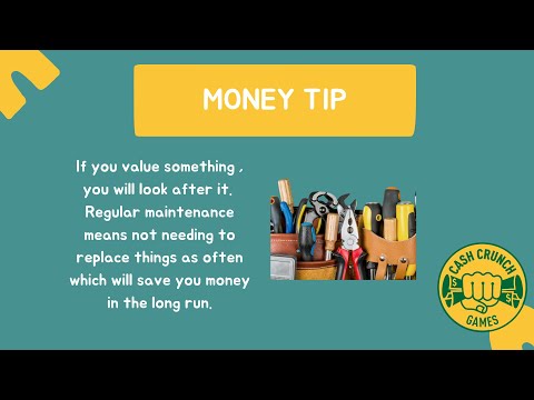 Maintenance equals money saved