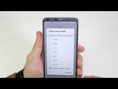 Como Cambiar Tiempo de Pantalla Encendida LG G6