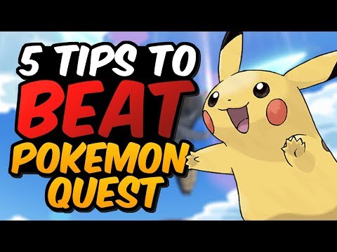 5 Tips for Pokemon Quest! | How to Beat the Game Easy!
