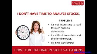 Module -1 : Introduction to Valuation : (1) How to Think About Stock Valuations