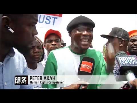 AGAIN, PROTESTERS DEMAND REAL-TIME RESULTS TRANSMISSION