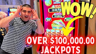 😲OMG Over $100,000 JACKPOTS In LAS VEGAS - Casino Biggest Wins Video Video