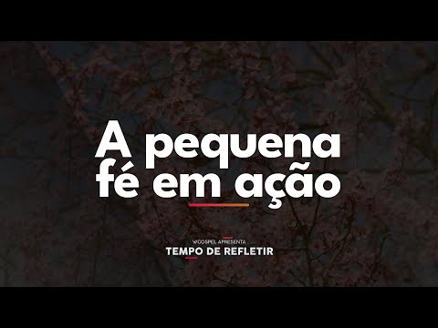 [Tempo de Refletir] A pequena fé em ação