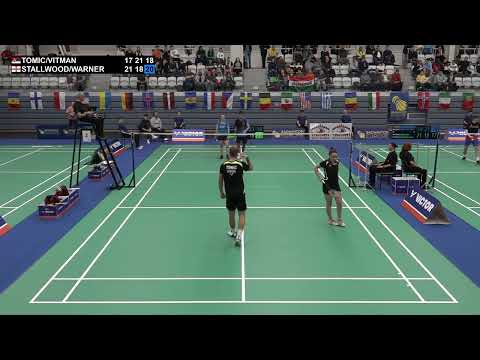 Match point - Tomic / Vitman vs Stallwood / Warner - XD, SF - Hungarian Int. 2022