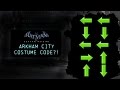 MISC Batman Arkham Origins Arkham City Costume Code