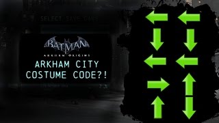 MISC; Batman; Arkham Origins; Arkham City Costume Code?!