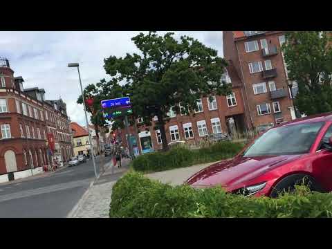 🇩🇰 Beautiful stroll in the old streets of beautiful port city of Nyborg, Denmark
