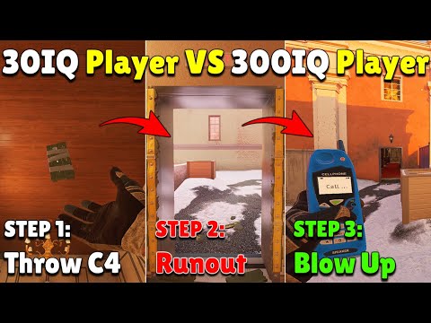 *BIG BRAIN* Outside The Map Defender Bait Trick Worked PERFECTLY - Rainbow Six Siege Demon Veil