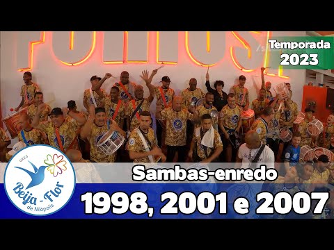 Beija-Flor 1998, 2001 e 2007 | Sambas ao vivo no Salgueiro Convida #SC23