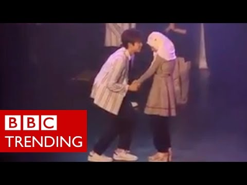 K-Pop hugs attract criticism for young Muslim fans