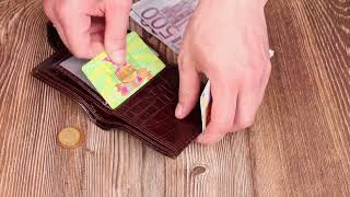 Шикарний чоловічий гаманець з натуральної шкіри з тисненням під крокодила Canpellini 21729 коричневий