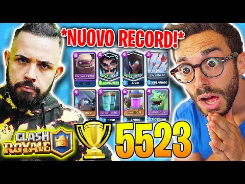 NUOVO RECORD GRAZIE A CICCIO!! Clash Royale w/Cicciogamer89