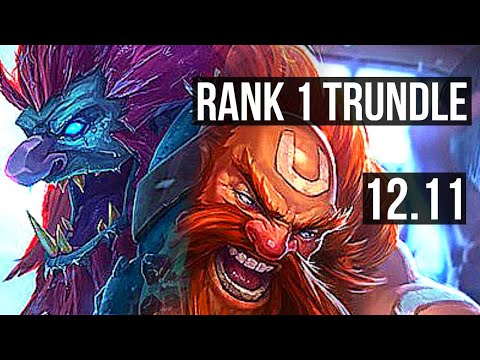 TRUNDLE vs GRAGAS (TOP) | Rank 1 Trundle, Rank 6, 1.4M mastery, 300+ games | TR Challenger | 12.11