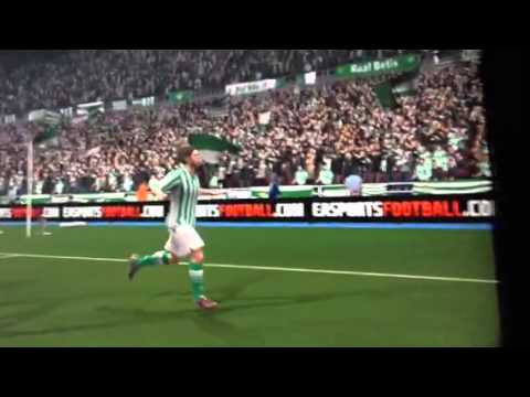 Real Betis Juan Verdu scored Vs Real Madrid in FIFA14