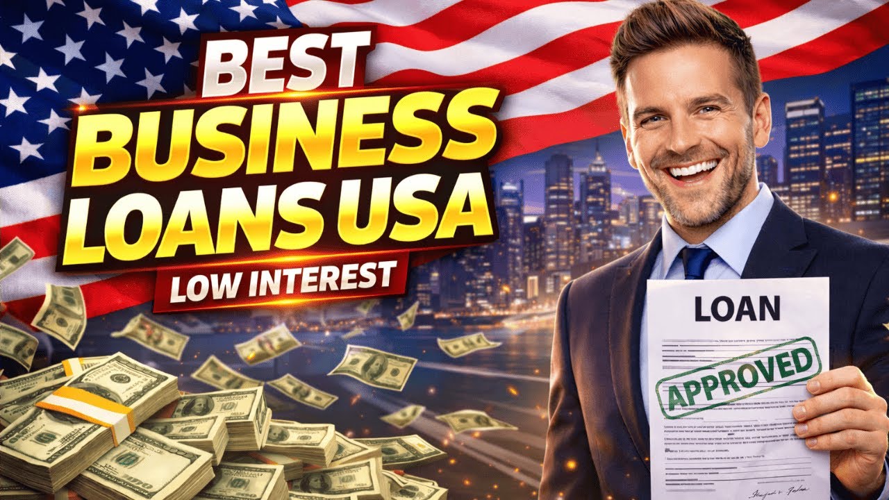 Business Loans with Low Interest 🇺🇸 | Top Options for Startups & Small Businesses