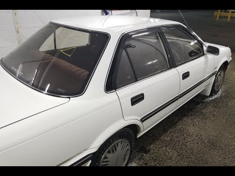 Thumbnail for Walkaround 1990 Toyota Corolla 1.5 XE Saloon JDM Import  RHD NY USA by Toyota, Toyota Corolla