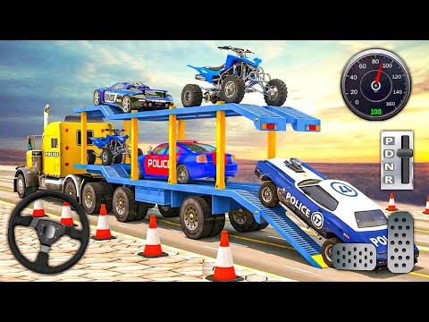 Luxury police car limousine transportation driver - police vehicles simulator 3D - Android Gameplay