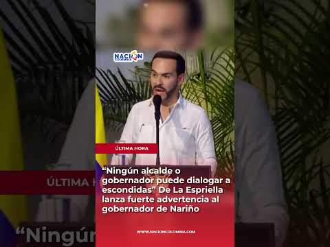 “Está advertido”: De La Espriella lanza mensaje al gobernador de Nariño